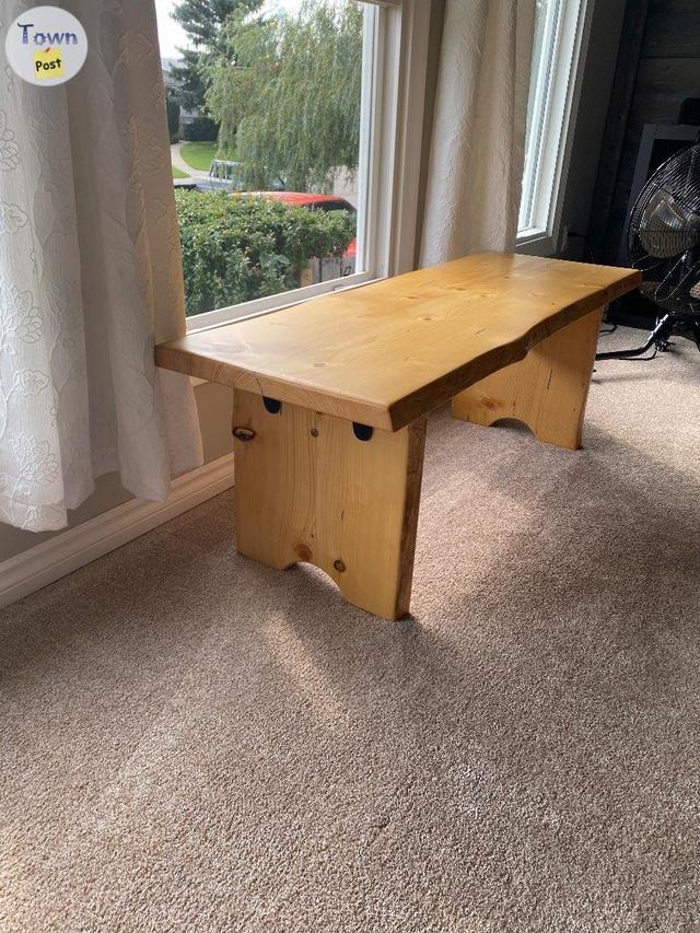 Photo of Custom live edge coffee table