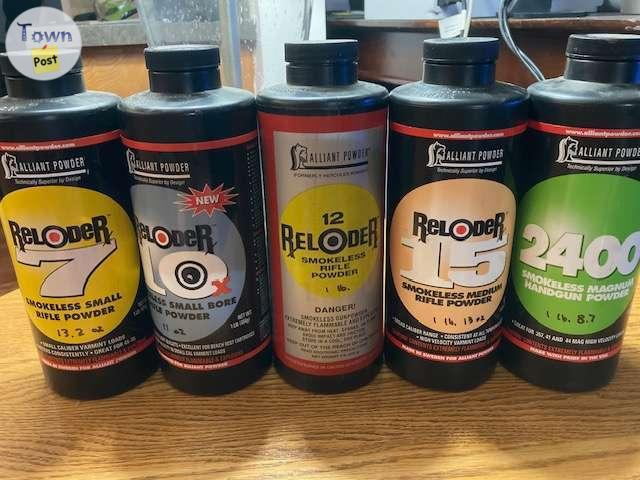 Photo of Reloading  various ALLIANT POWDERS