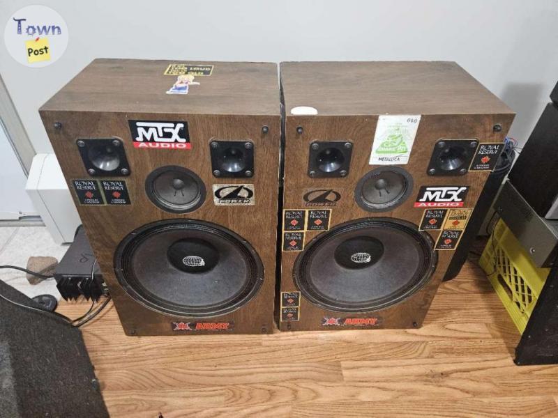 Photo of 15 inch vintage party speakers 