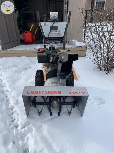 Photo of 27” sears 2 stage snow blower - 1