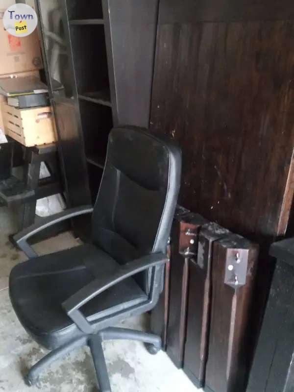 Photo of Desk, Chair, Shelf