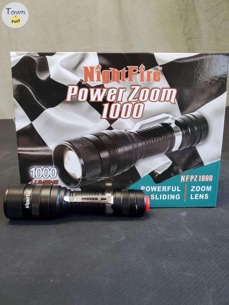 Photo of NightRider NightFire Power Zoom 1000 Flashlight (NFPZ1000)