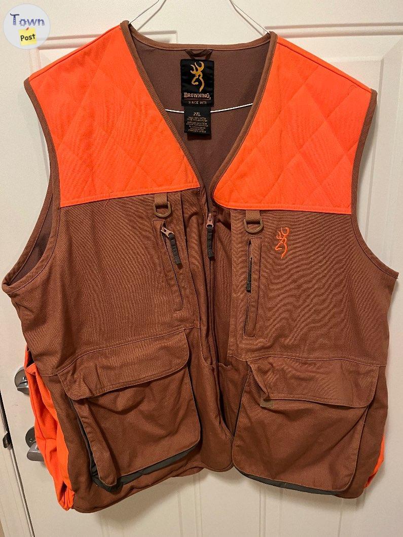 Photo of Pheasants Forever Blaze Orange Vest with Game Pockets