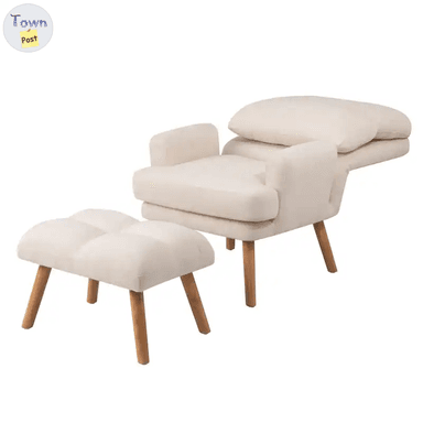 Photo of Accent Chair and Ottoman - 2