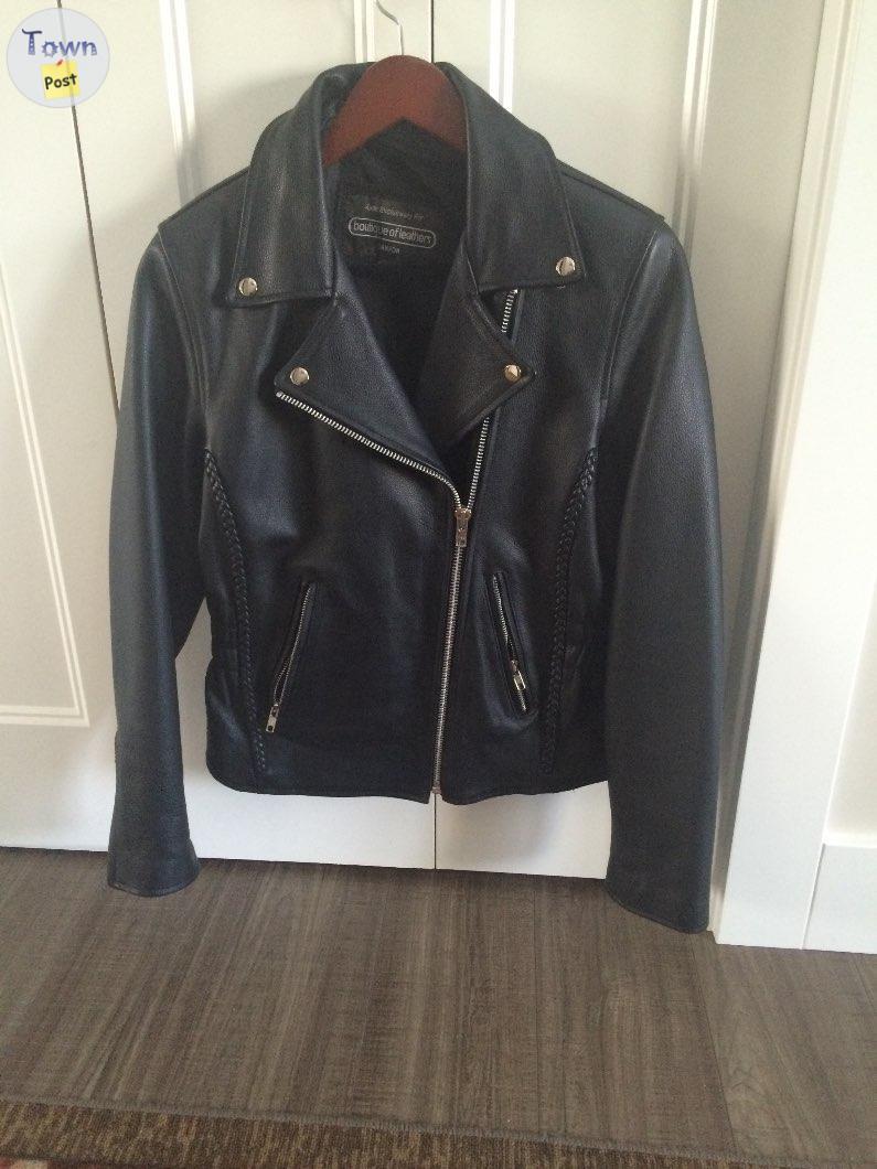 Photo of Ladies leather bike jacket 