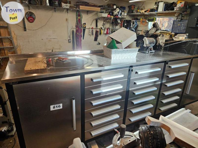 Photo of Steelman stainless steel workbench