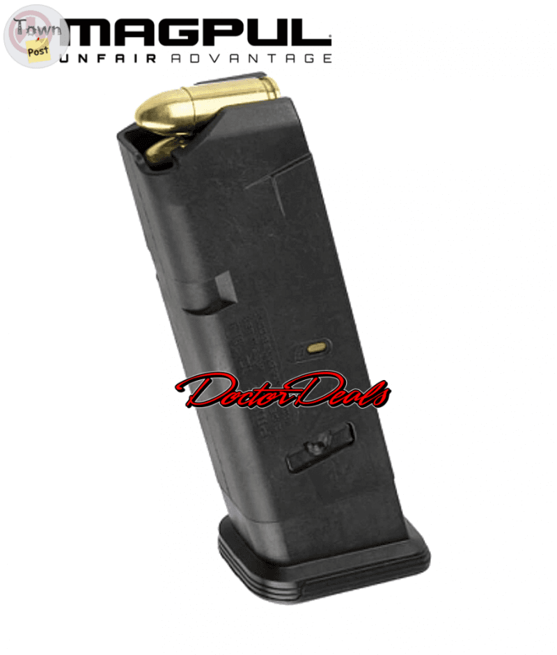 Photo of Magpul Glock PMAG 10 Rounds 9 mm Magazine GL9-G17 MAG801-BLK