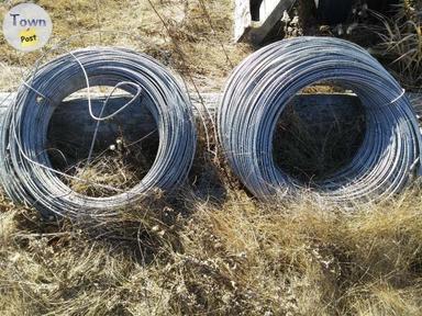 Photo of 2 rolls of 3/8" Aluminum wire with steel core wire - PRICE CHANGE!! - 1