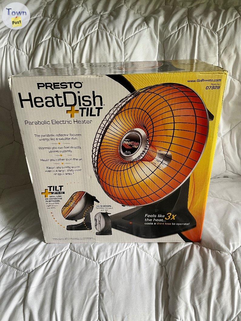 Photo of (New lower price) Brand new in box presto heat dish (tilt) see description 