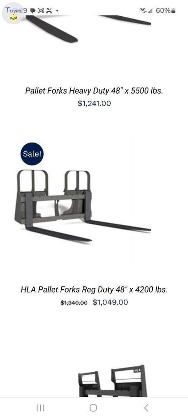 Photo of Skidsteer forks  - 2