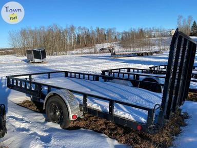 Photo of PRICE SLASHED - PJ Trailers - 83" x 14 ft Utility trailer with side load - 1