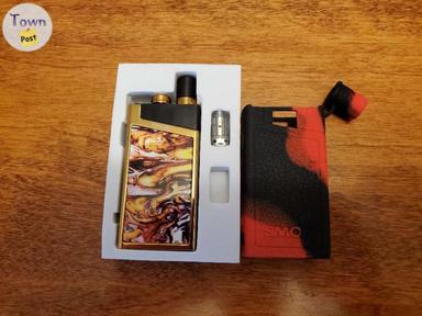 Photo of Smok Trinity Alpha Prism Gold with Pod, New 0.6 Coil, and Silicone Case - 1