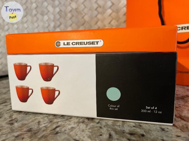 Photo of NIB - Le Creuset Mugs - 4 sage colour