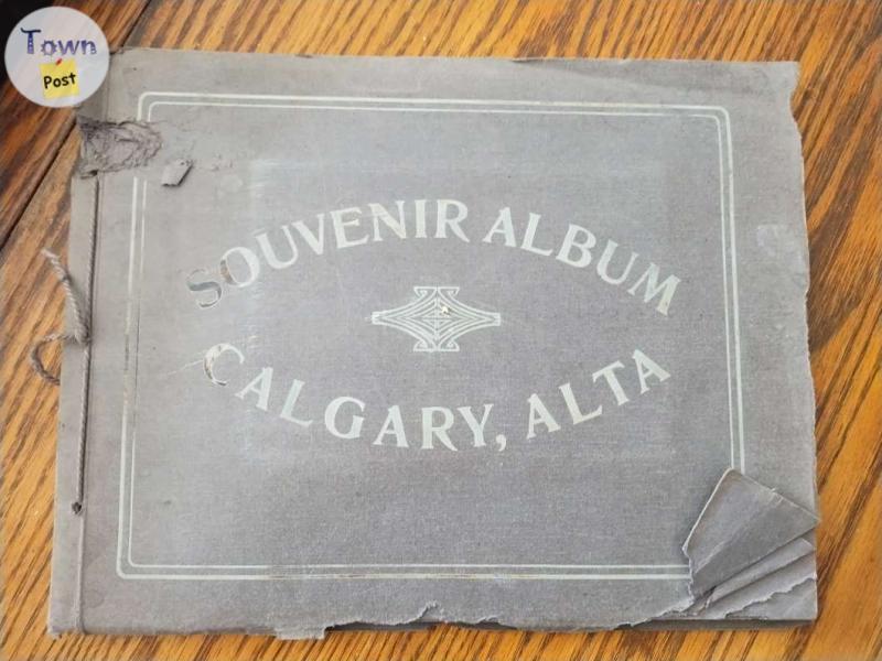 Photo of Old Souvenir Album of Calgary Alberta 