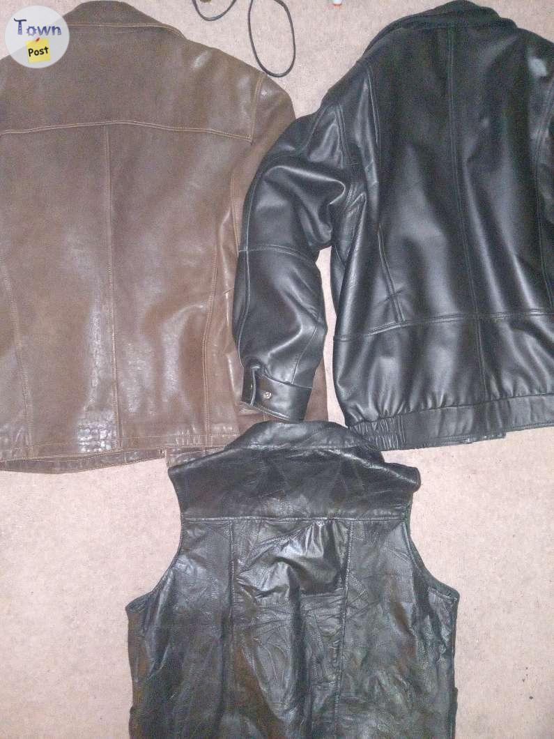 Photo of Leather jackets& vest