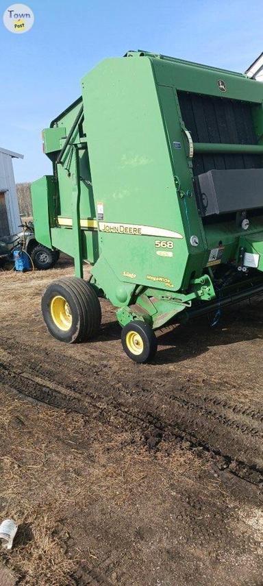 Photo of 2008 John Deere 568 Round Baler - 2