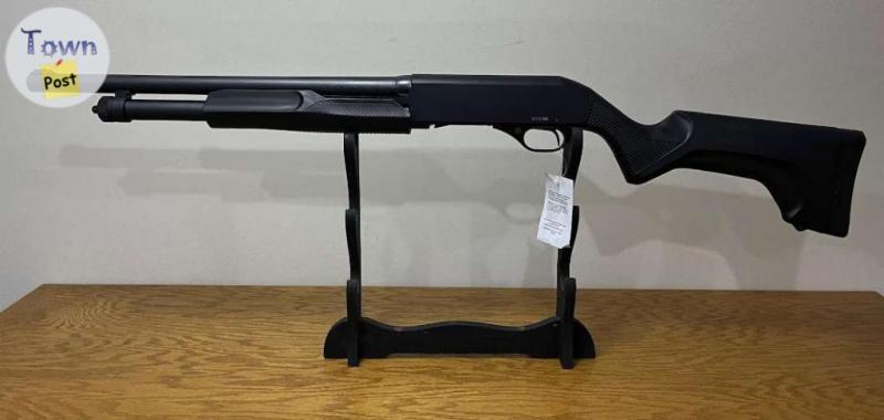 Photo of BNIB Stevens 320 Security 12ga, 18.5" Barrel with Bead Sight, Synthetic Stock.