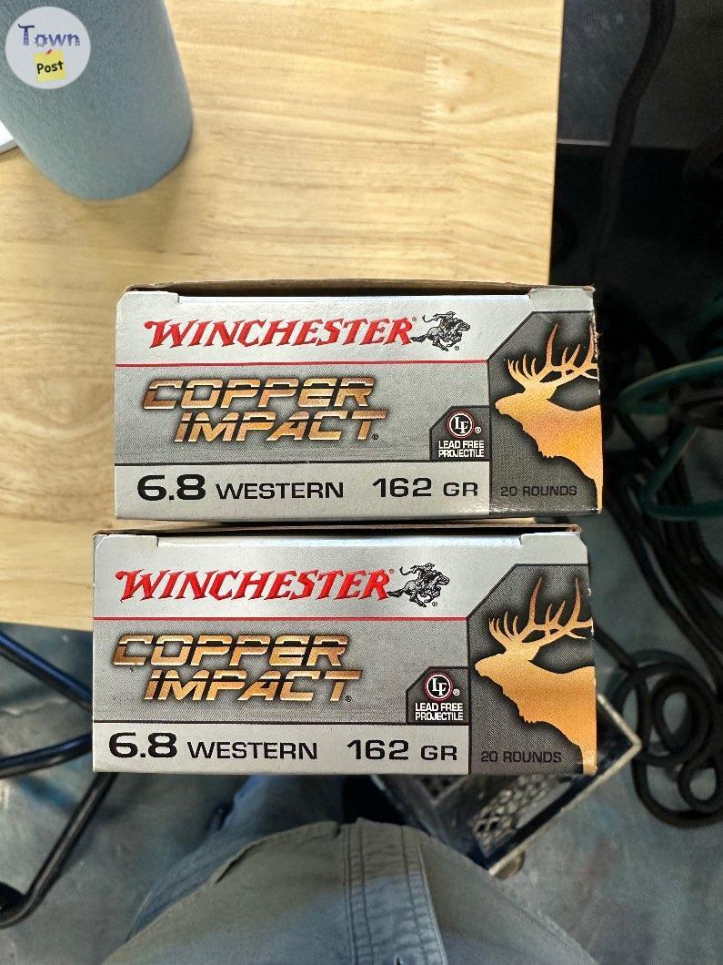 Photo of Winchester 6.8 Western 162Gr Ammo