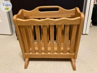 Photo of wood magazine rack - 1