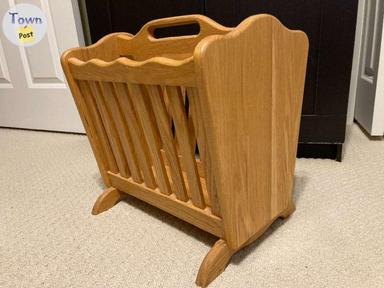 Photo of wood magazine rack - 2