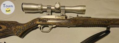 Photo of Custom Carved 22 Rifle - 2