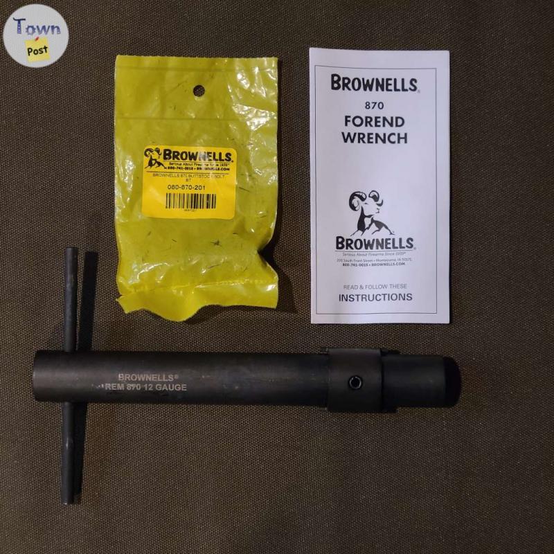 Photo of Remington 870 Forend Wrench for 12 Gauge & Buttstock Bolt Bit - Brownells