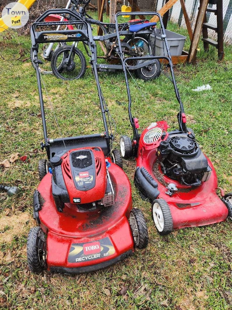 Photo of Lawnmower repair.