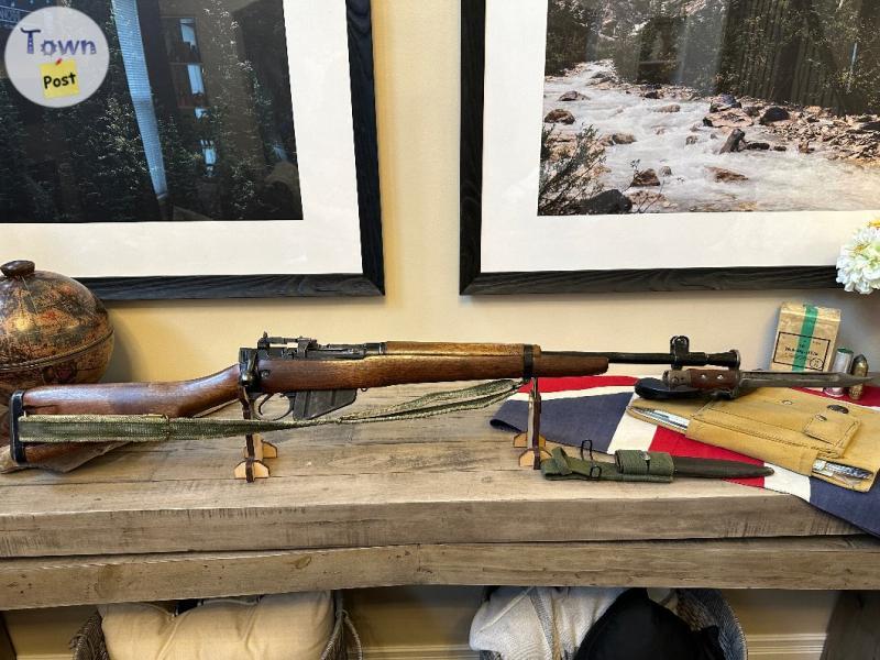 Photo of Lee Enfield #No.5 Jungle Carbine with Original Bayonet