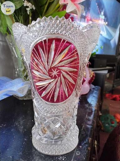 Photo of Vintage CZECH Crystal vase - 1