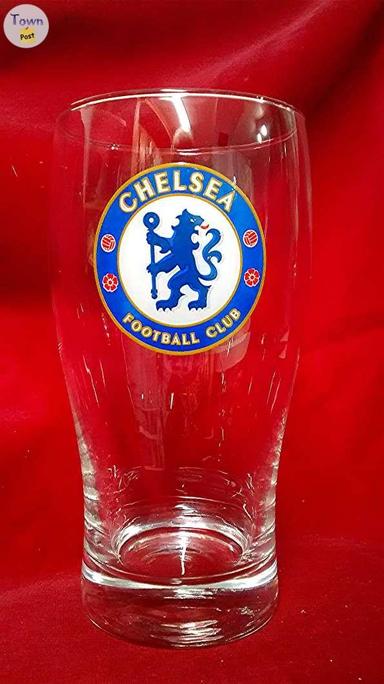 Photo of CHELSEA PREMIER LEAGUE SOCCER FAN/BEER GLASS - 1