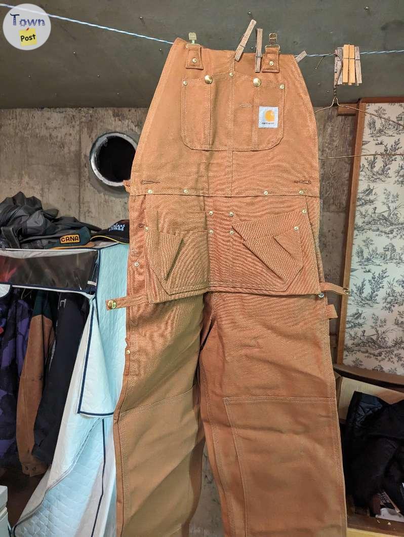 Photo of NEW CARHARTT CARPENTER OVERALL 