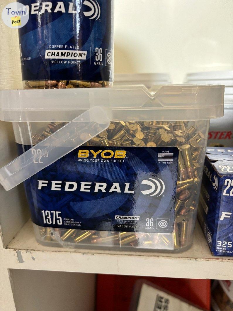 Photo of Federal 22 ammo 1375 rounds