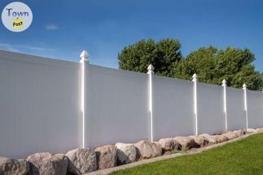 Photo of Spring Wholesale Prices on Vinyl Fencing - Privacy or Ranch Rail - 1