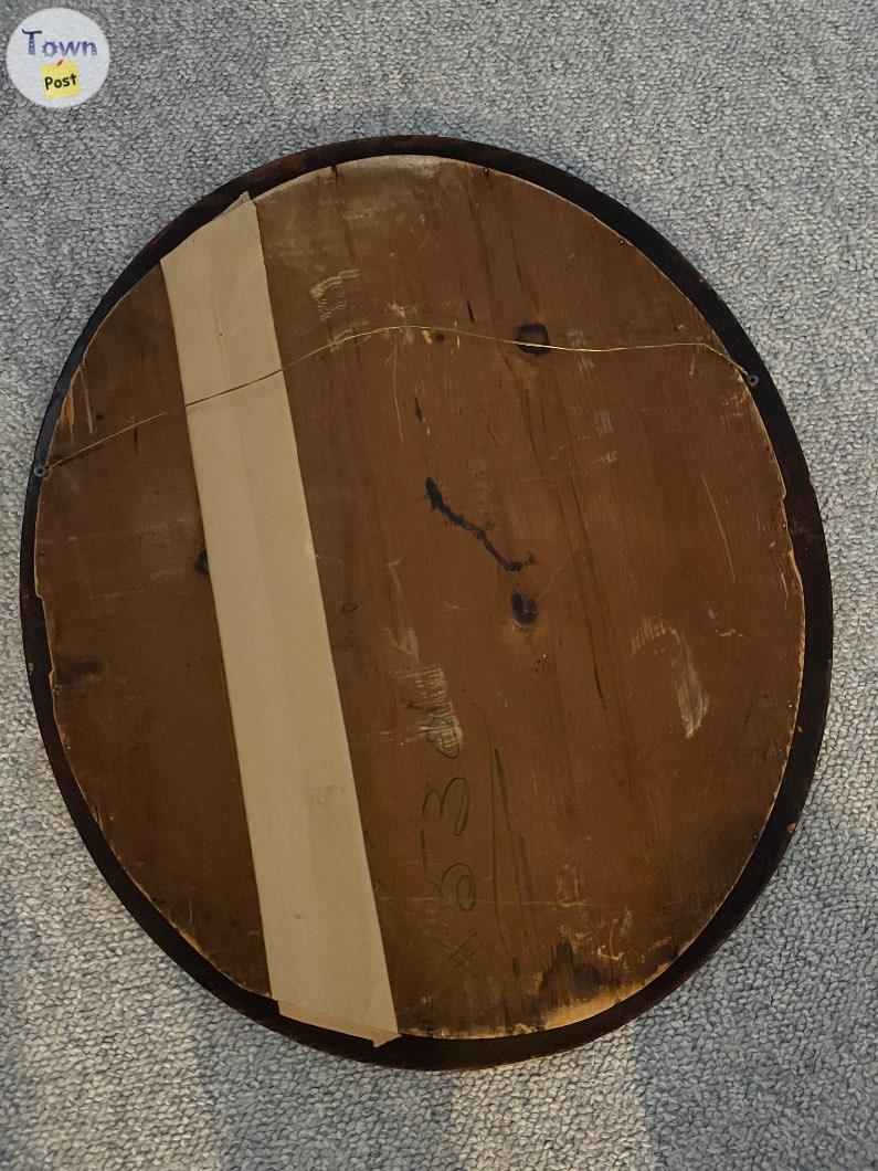 Photo of Antique oval mirror 