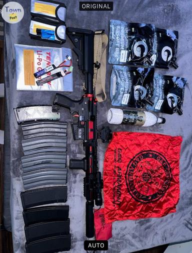 Photo of Airsoft rifle w/ accessories! - 1