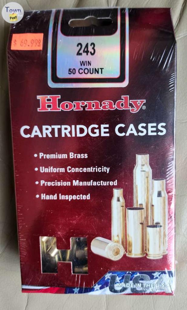 Photo of 200 Hornady .243 Cases New In Box