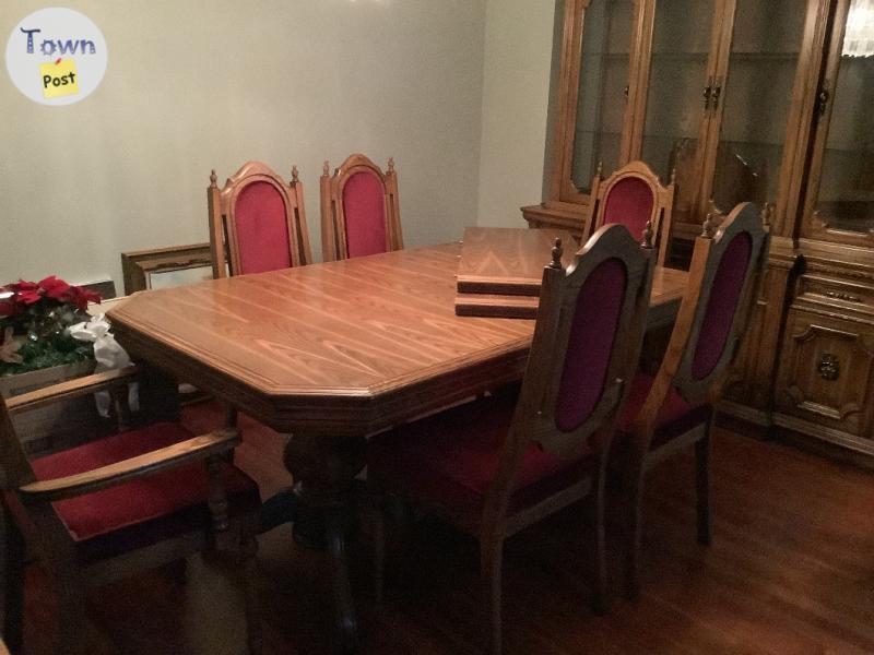 Photo of Dining room table and chairs