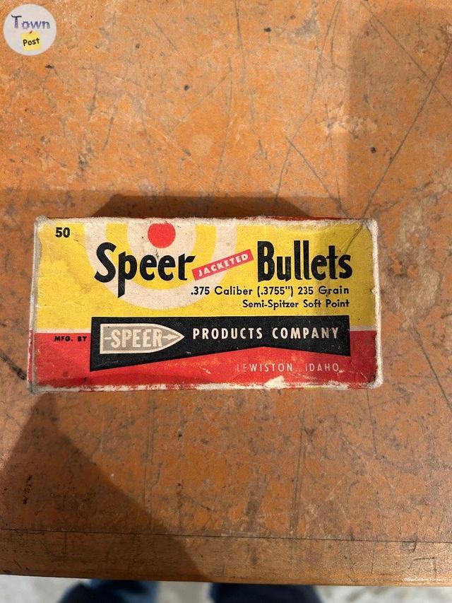 Photo of 375 cal/ 235 gr. Speer soft points