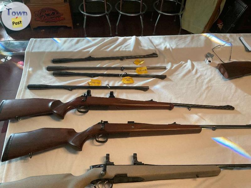 Photo of Steyr Mannlicher rifles for sale,  European switch barrel systems