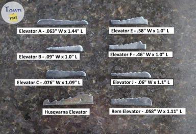 Photo of Hard to Find  -  Rear Sight Elevators - Lifters - Risers + Front Sight Hoods  - 1