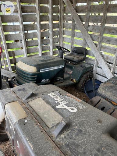 Photo of Four garden tractors/mowers plus spare parts.  - 2