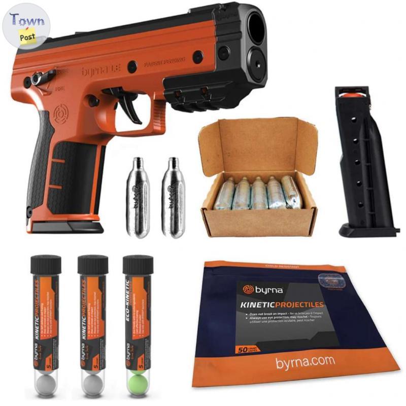 Photo of Brand new Byrna TB68500-ORN-KINETIC LE Kinetic Bundle-Orange $715