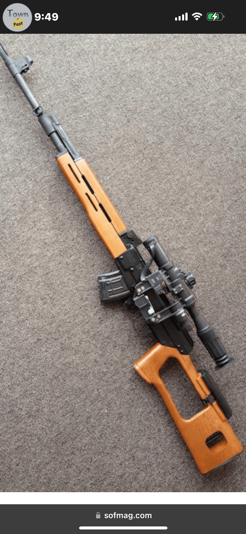 Photo of New Type 81 SR Dragunov rear stock