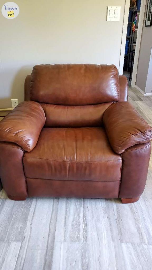 Photo of Comfy leather chair