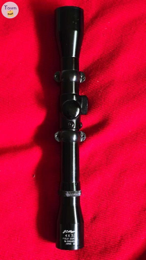 Photo of JC HIGGINS JAPAN 4X32 VINTAGE RIFLE SCOPE