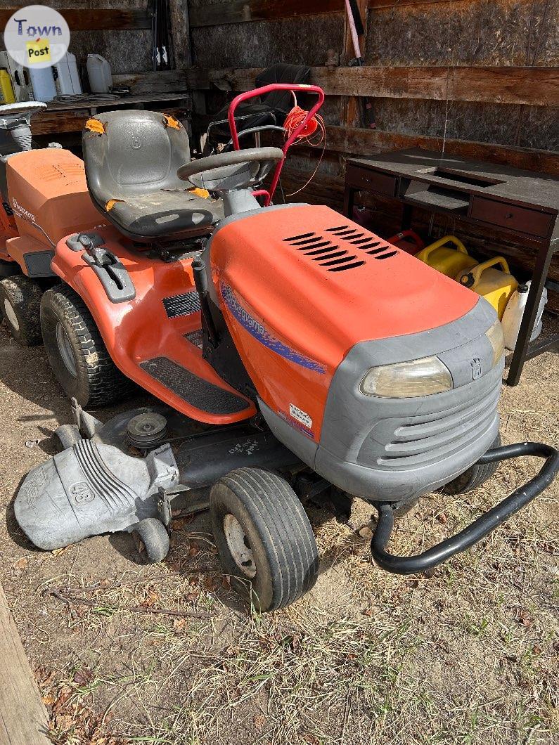 Photo of Husqvarna ride-on Lawn mower - parts/racing 