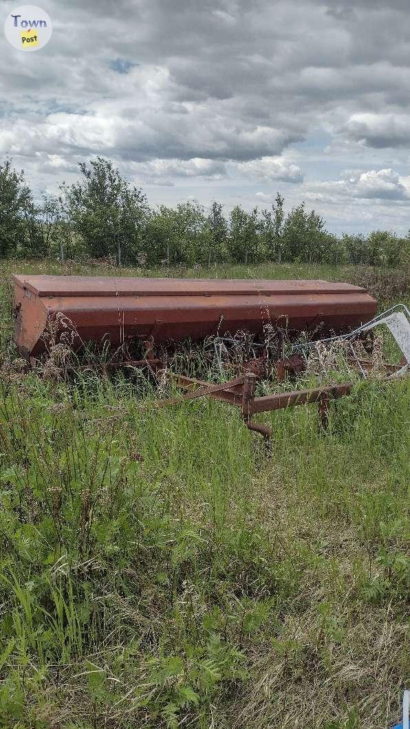 Photo of Old seed drills. 