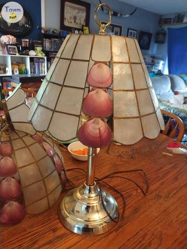 Photo of Vintage matching lamp and chandelier set  - 2