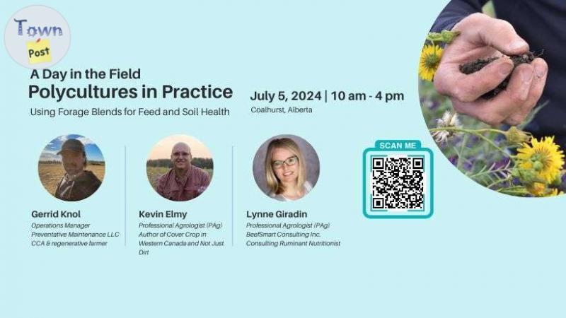 Photo of Farm Field Day - Polycultures in Practice - Coalhurst, AB July 5th, 10AM-4PM