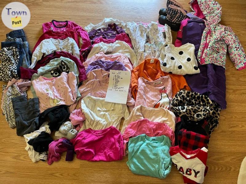 Photo of Girls size 3T fall winter clothes 